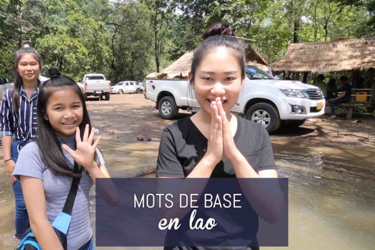 blog de voyage laos apprendre le lao mots de base