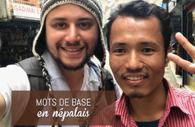 blog de voyage Népal apprendre le népalais mots de base