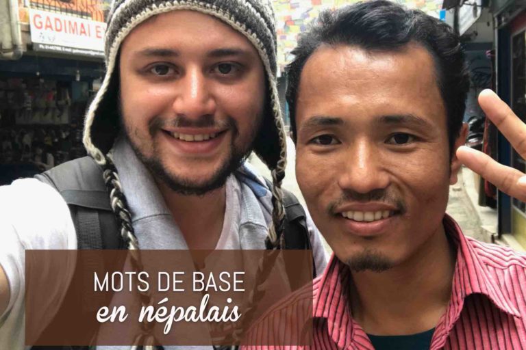blog de voyage Népal apprendre le népalais mots de base