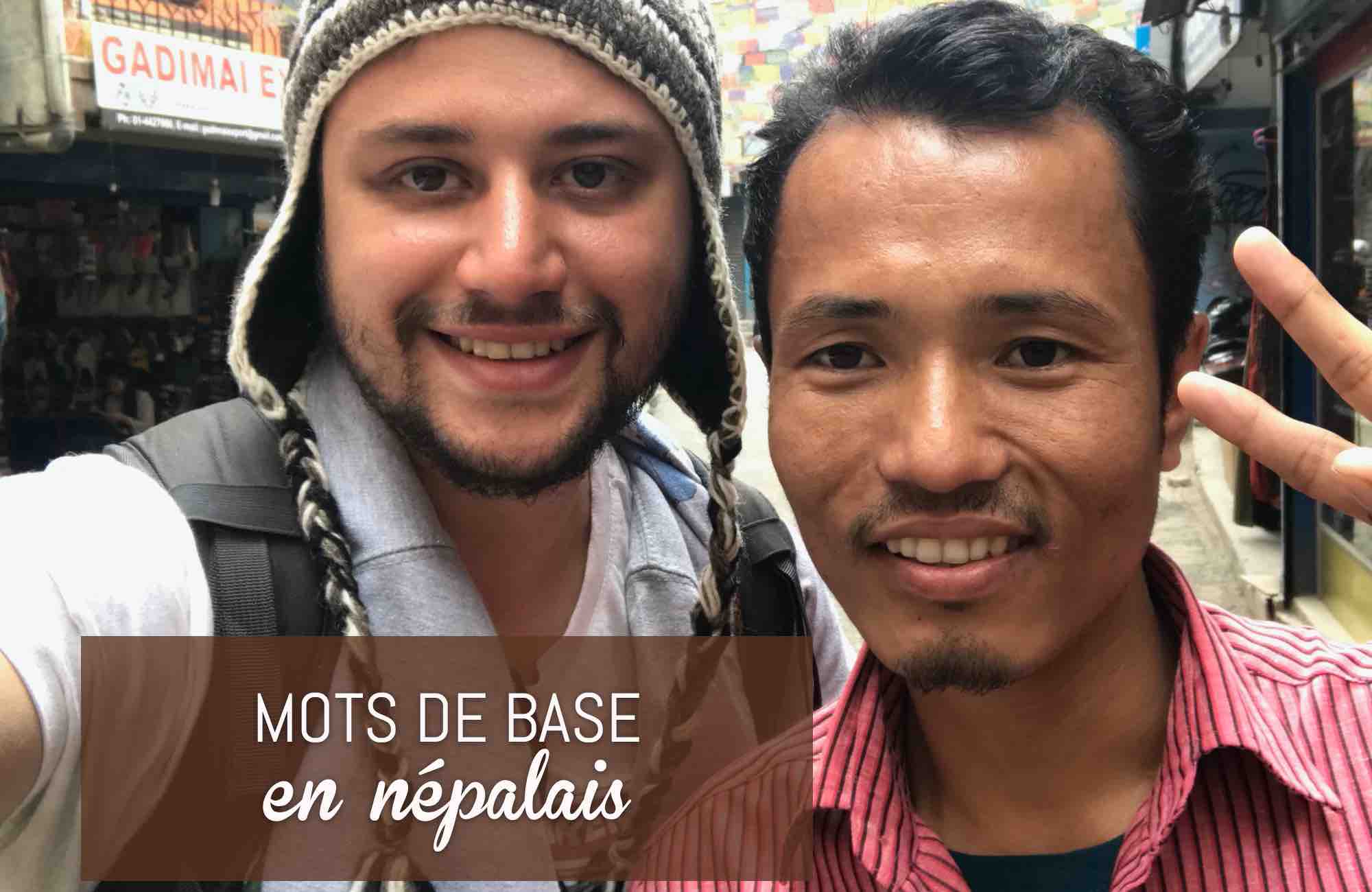 blog de voyage Népal apprendre le népalais mots de base